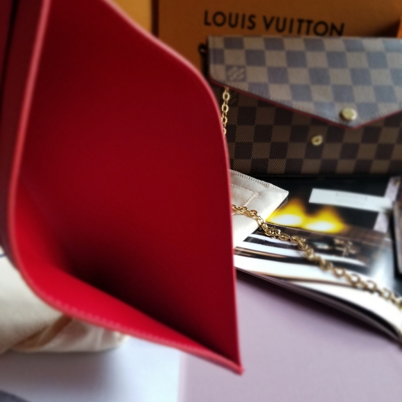 LOUIS VUITTON  Felicie Damier ebene - Picture 5 of 16